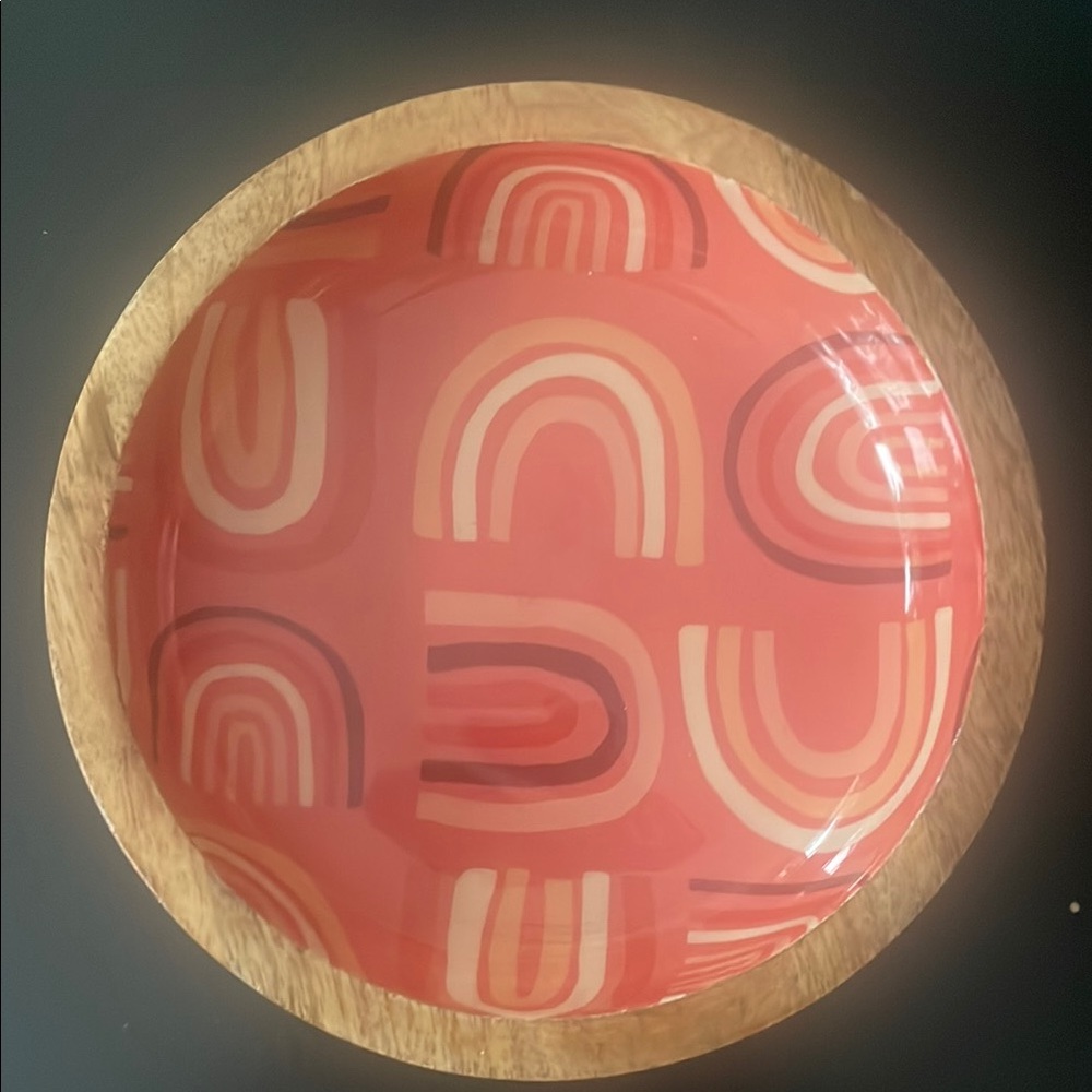 Danica Studio Mango wooden ceramic Bowl